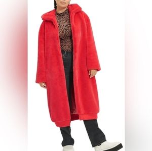 UGG FAUX FUR COAT
